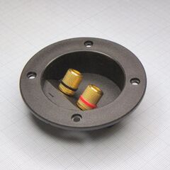 Зажим TM-106 Gold, терминал диаметром 75мм, 2 винтовых зажима