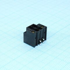 DMC 1.5/ 2-G1F-3.5-LR P20THR, корпусная часть для печатных плат, номинальный ток: 8 a, расчетное напряжение (iii/2): 160 в, номинальное сечение: 1,5 мм?, полюсов: 2, размер шага: 3,5 мм, цвет: черный