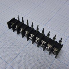 DG65R-B-09P-13-00AH, барьерный клеммный блок на 9 контактов. серия dg65r-b