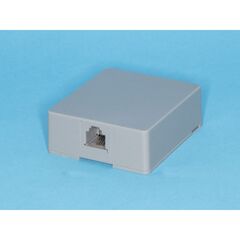 TJC6P4C-G, розетка rj-11, серая