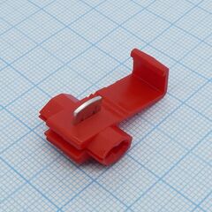 Зажим KTL-028-01RED, для быстрого соединения проводов сечением 0,5-1,5 мм2 (awg22-awg18)