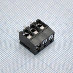 DG300-5.0-03P-13-00A(H), винтовой клеммный блок с защитой провода, 3 контакта. серия dg300-5.0