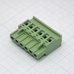 KF306V-5.0-03P-11, винтовой клеммный блок с защитой провода, 3 контакта
