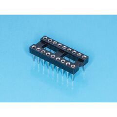SCSM-18, dip-панель цанговая под микросхему 18pin, шаг 2.54мм, ширина 7.62мм