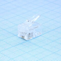 DS1121-P40T, вилка rj11 plug 4p4c