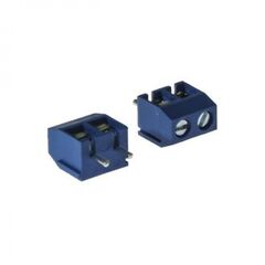 DG301-5.0-02P-12-00A(H), винтовой клеммный блок с защитой провода, 2 контакта. серия dg301-5.0