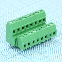 DG381A-3.81-16P-14-00A(H), винтовой клеммный блок c рельефной обоймой, 16 контактов. серия dg381a-3.81