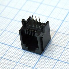 TJ6P6C розетка в плату 55-03 5521 6P, tj6p6c розетка в плату