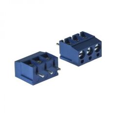 DG300-5.0-03P-12-00A(H), колодка и зажим клеммный