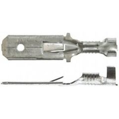 160859-4, контакты quick disconnect terminal 17-20awg l=28mm 6.3mm (max=7.4mm) tin automotive t/r