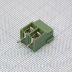 KF306V-5.0-02P-14, винтовой клеммный блок с защитой провода, 2 контакта