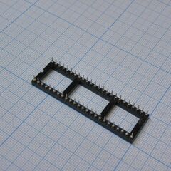 SCLM-48(2.54mm), панелька для микросхемы