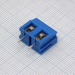 KF305-7.5-02P-12, винтовой клеммный блок с защитой провода, 2 контакта