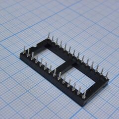 SCLM-28(2.54mm), панелька для микросхемы