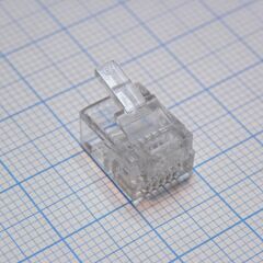 KLS12-RJ12-6P6C-01, modular plugs 6p6c,fu"