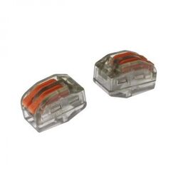 PCT-312, клеммник быстрозажимной 2-х контактный сечение 0.08-2.5 кв.мм