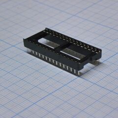 SCL-32 (2.54mm), dip-панель под микросхему 32pin, шаг 2.54мм, ширина 15.24мм