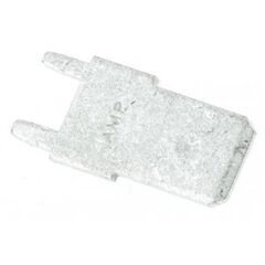 62409-1, клемма на печатную плату, 6.35мм x 0.81мм, 0.25" x 0.032", латунь, 1.4 мм, олово