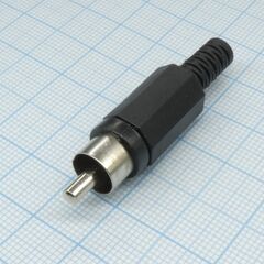 RP-405-B-EN, rca штекер кабельный, разъем типа "тюльпан"