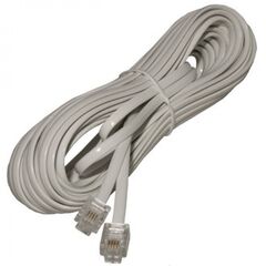 RJ-11 (6P-4C) 2M. WHITE, разъем rj-11 (6p-4c) 2m. white