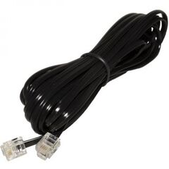 RJ-11 (6P-4C) 5M. BLACK, разъем rj-11 (6p-4c) 5m. black