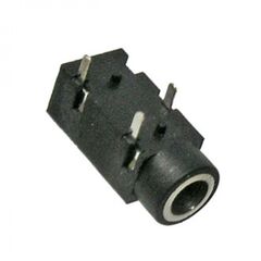 TKX3-3.5-30 PCB JACK, разъём аудио гнездо стерео 3.5 мм, на плату