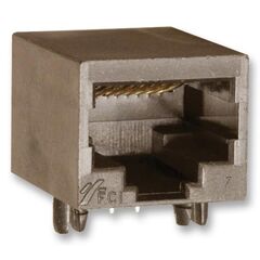 54602-908LF, разъем модульный rj45 jack,8 контактов 1 порт