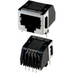 5555153-1, модульный разъем, cat3, rj45, гнездо, 8 контакт(-ов), 8 вывод(-ов), 1 порт(-ов)