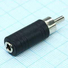 AD8025 RCA штекер - 3,5 TS гнездо, переходник- аудио, видео разъем м/гн 3.5 - rca.шт