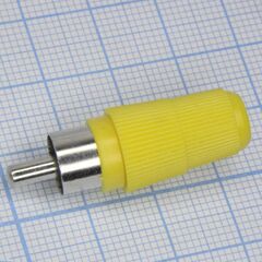 RCA 4001 Y(4007), rca штекер кабельный, разъем типа "тюльпан"