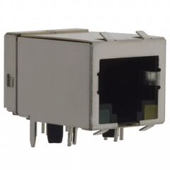 5569564-1, модульный разъем, cat3, rj45, гнездо, 8 контакт(-ов), 8 вывод(-ов), 1 порт(-ов)