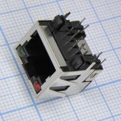 TJ8P8C розетка в плату 56-31 56-S-LED, tj8p8c розетка в плату