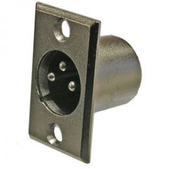JD-395 / AUD-81, разъём микрофонный xlr, штекер на панель