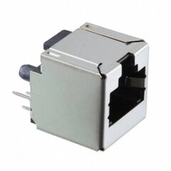 6368150-1, модульный разъем, cat5, rj45, гнездо, 8 контакт(-ов), 8 вывод(-ов), 1 порт(-ов)