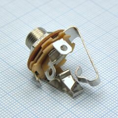TRS 6.3 (jack) 2817, разъем стерео аудиогнездо 6.3 мм
