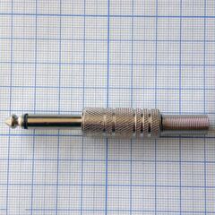 TS 6.3 (jack) 2305 металл, разъем моно аудиоштекер 6.3 мм