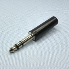 TRS 6.3 (plug) 2401, разъем стерео аудиоштекер 6.3 мм