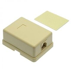 TJC-6P4C MINI, розетка rj 6p4c mini, 1 гнездо