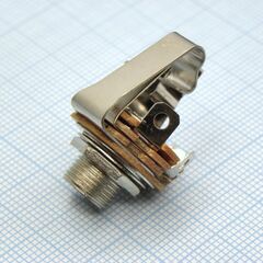 TRS 6.3 (jack) 2818, стерео аудио гнездо 6.3 мм