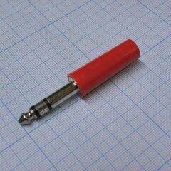 TRS 6.3 (jack) 2401, разъем стерео аудиоштекер 6.3 мм