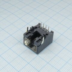 955402881, модульный разъем, cat3, rj45, гнездо, 8 контакт(-ов), 8 вывод(-ов), серия 95540, cat3