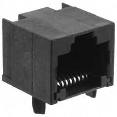 1-406525-1, модульный разъем, cat5, rj45, серия 406525, гнездо, 8 контакт(-ов), 8 вывод(-ов), 1 порт(-ов)