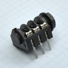 TRS 6.3 (jack) 3008, стерео аудио гнездо 6.3 мм