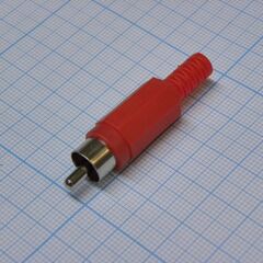 RCA 4004 R(4005), rca штекер кабельный, разъем типа "тюльпан"