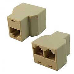 GCT11-2-8P8C, переходник 8p8c гн - 8p8c 2гн