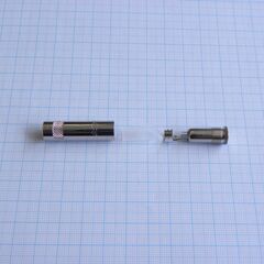 TRS 3.5 (mini jack) гнездо металл, nys240 стерео гнездо 3.5 мм, металлический корпус, для кабеля 4мм