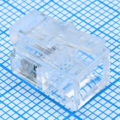 L-KLS12-RJ11-4P4C-01, разъем rj-11 4 контакта на плату