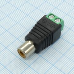 RCA гнездо клеммник, rca гнездо, крепление кабеля под клеммник