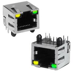 TJ8-8P8 LED, разъем rj-45 - 8p/8c