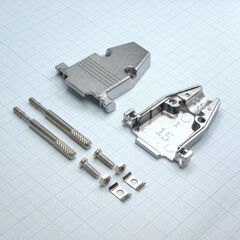 Кожух DHV-D10-15P (Металл), предназначен для защиты от повреждений разъема